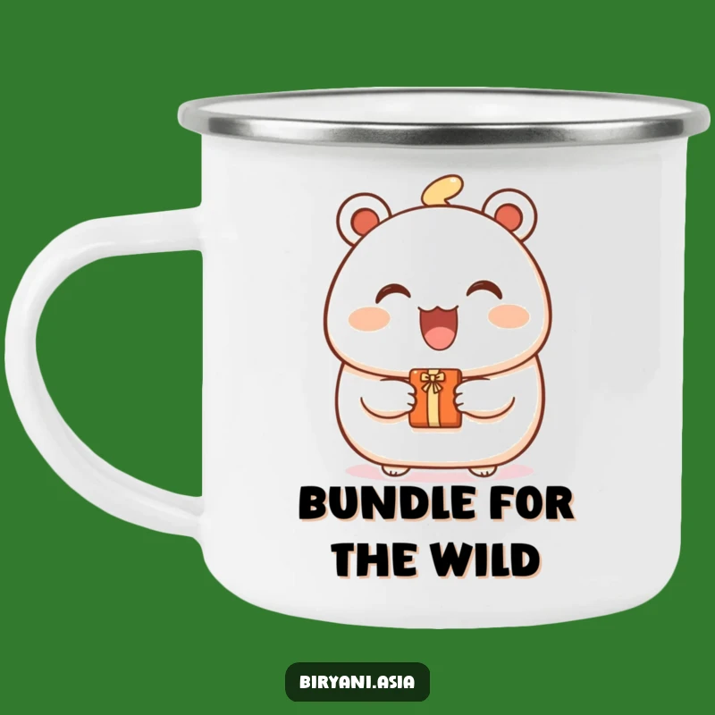 Funny Bao Bun Gift Camping Mug: Share the Warmth Outdoors, an Outdoor Gift