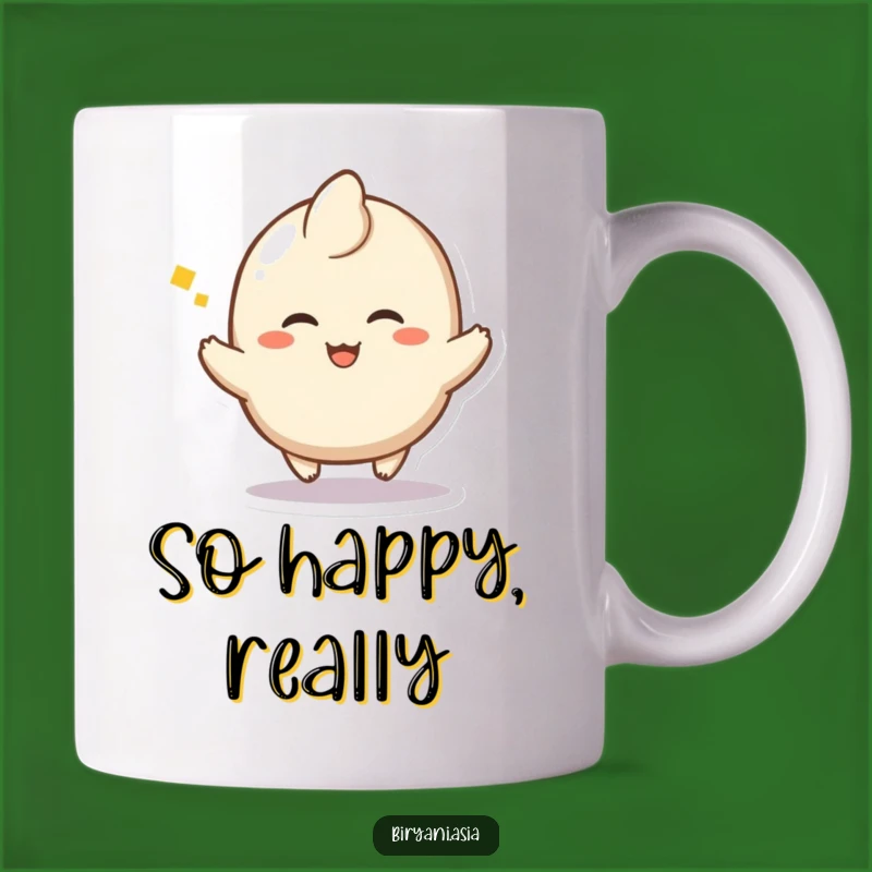Funny Dumpling Hop Mug: Pure Joy Captured, a Hilarious Treat Mug