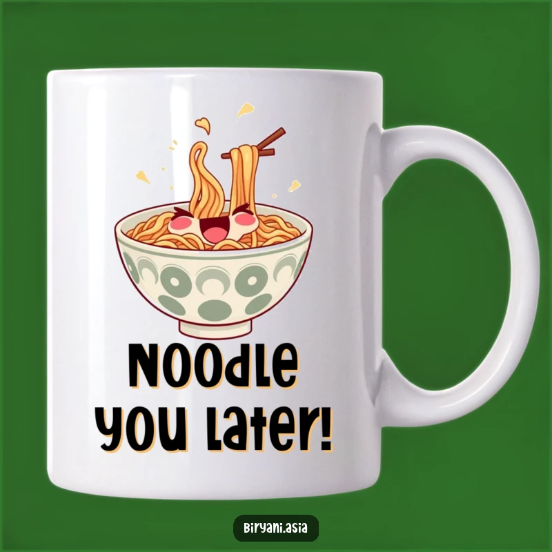 Funny Ramen Juggler Mug - Joyful Noodle Chopstick Gift