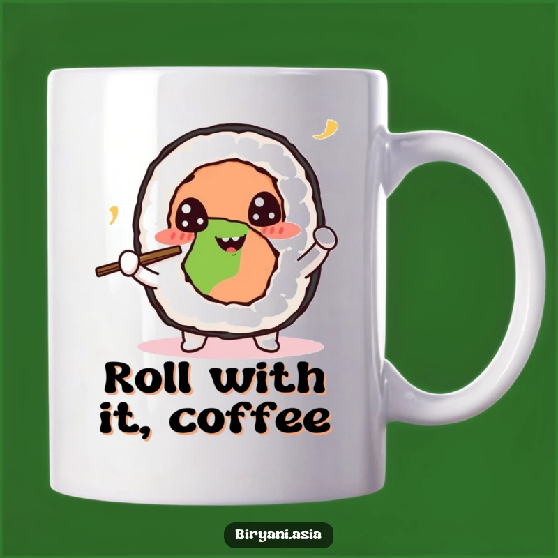 Funny Sushi Roll Juggling Mug: A Hilarious Gift for Foodie Friends Who Amaze