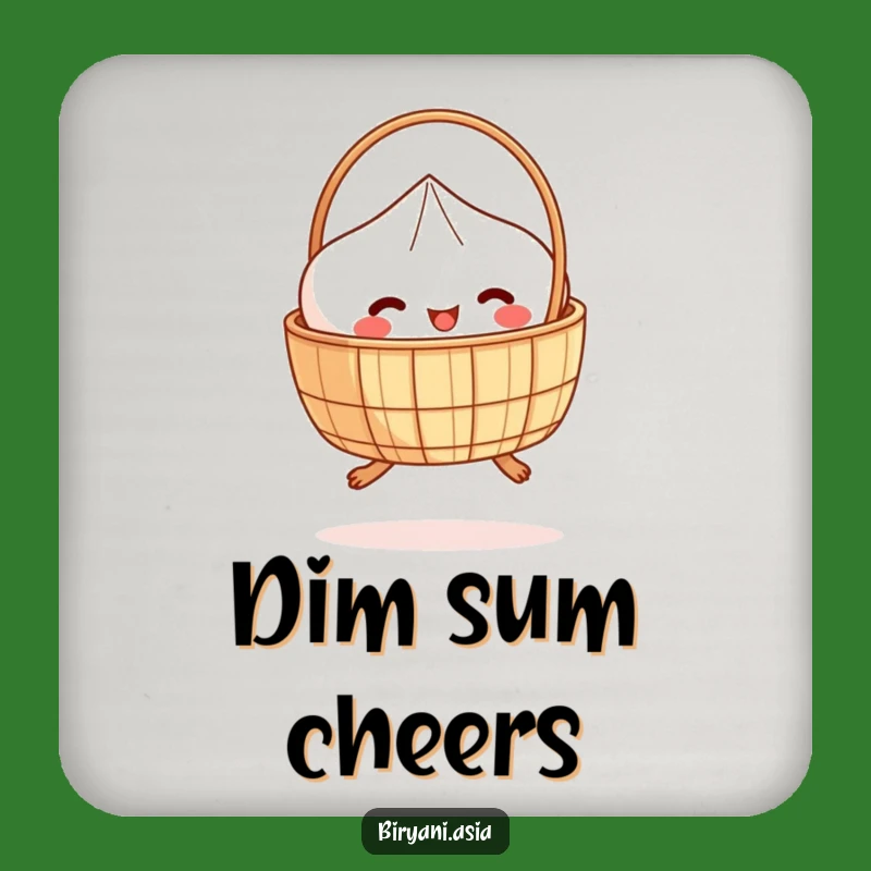 Funny Dim Sum Hopper Coaster - Little Legs Table Saver