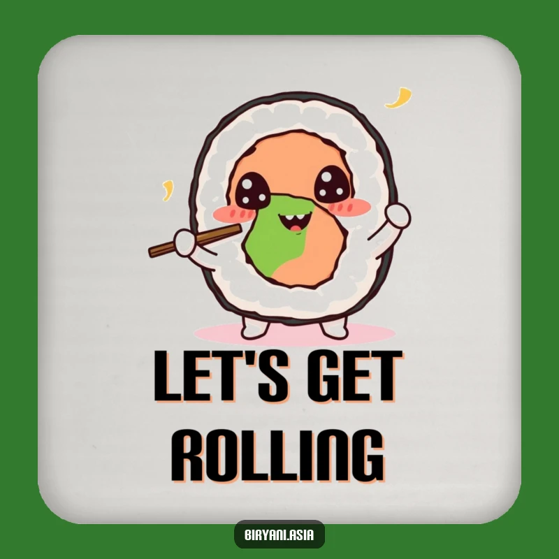 Funny Sushi Roll Juggling Coasters: Protect Surfaces with Skill, a Small Gift