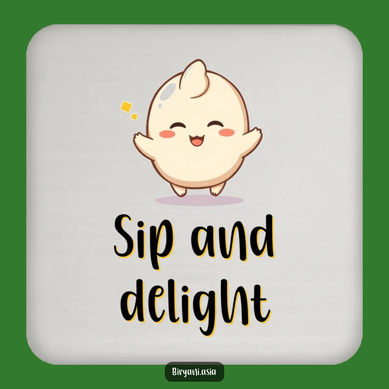 Funny Dumpling Hop Coasters: Protect Surfaces with Joy, a Small Gift