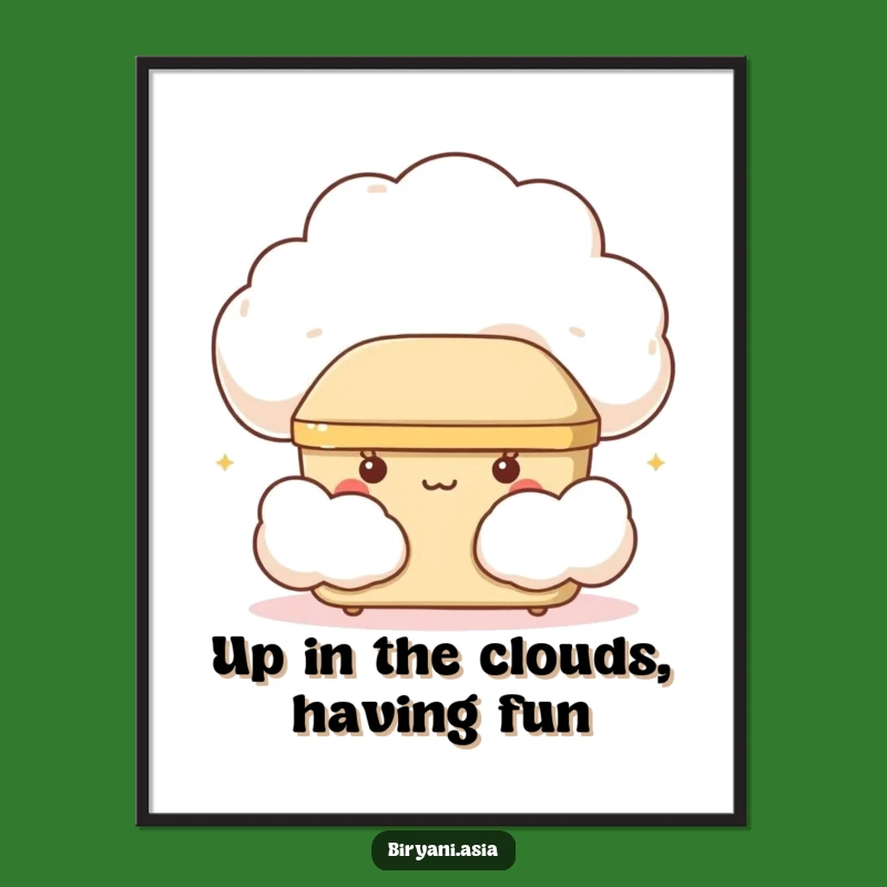 Funny Free Printable Wall Art: Giggling Bento Box Cloud