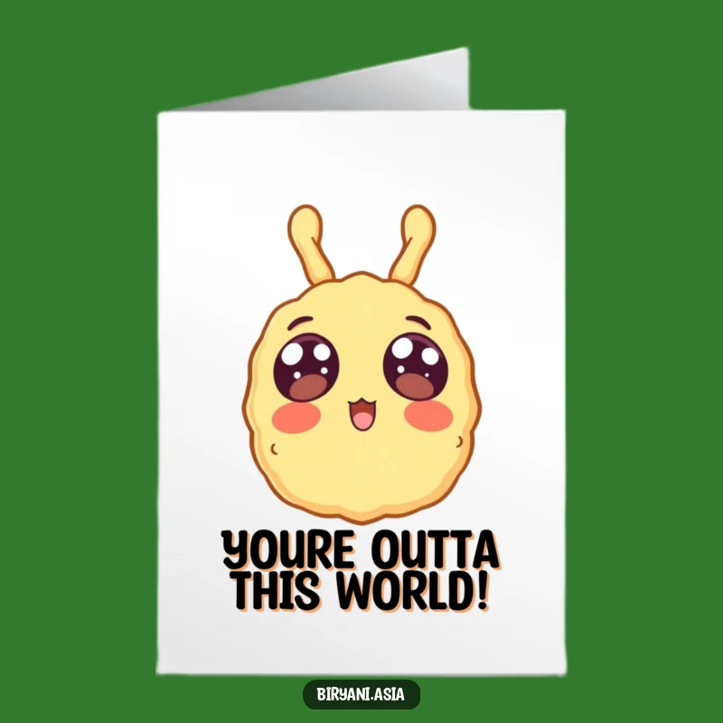 Free Printable Congrats Card: Shocked Tempura Celebration
