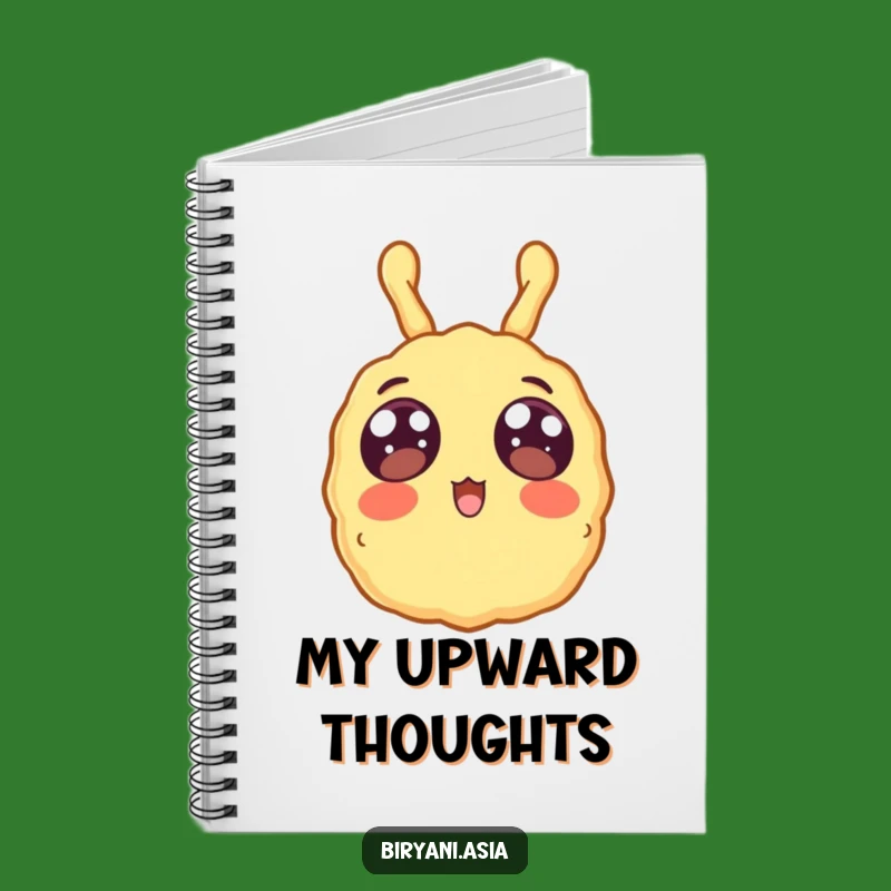Funny Surprised Tempura Notebook: Jot Down Ideas with Floating Foodie Amusement