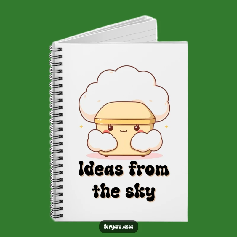 Funny Giggling Bento Box Notebook: Jot Down Ideas with Cloud-Inspired Amusements