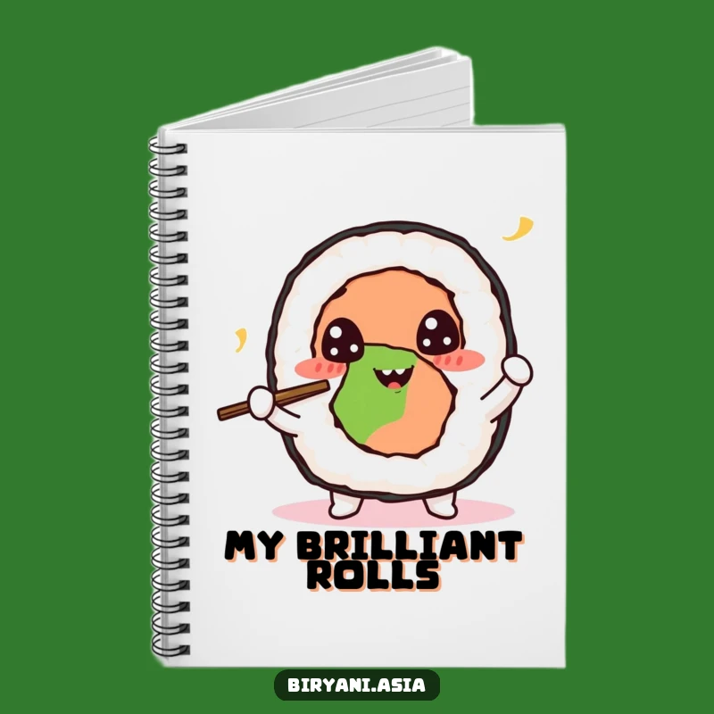 Funny Sushi Roll Juggling Notebook: Capture Your Brilliance, a Great Funny Gift