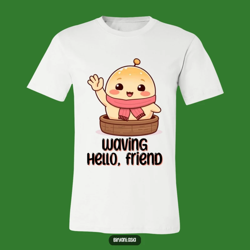 Funny Happy Steamed Bun T-Shirt: Wearable Waves of Comfort and Joy