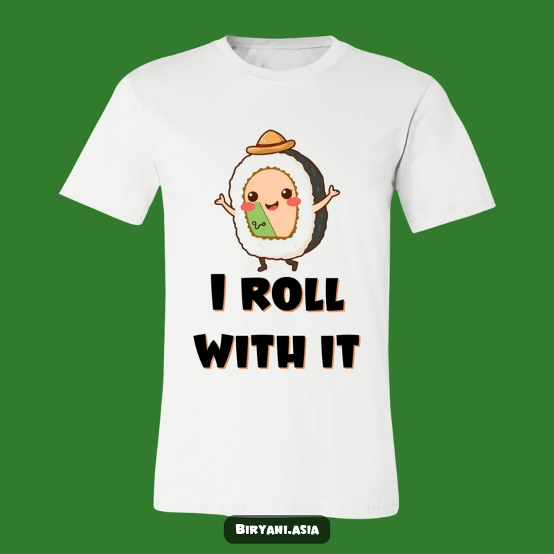 Funny Sushi Tap Dancer T-Shirt - Cute Hat Roll Dancing Tee