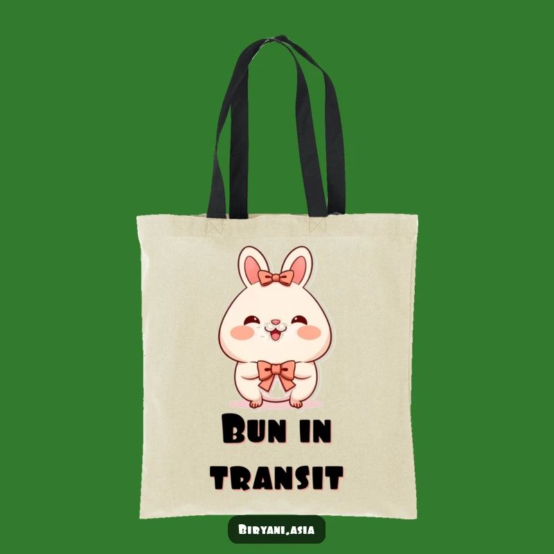 Funny Bao Bun Bow Tote Bag - Rosy Cheeks Accessory