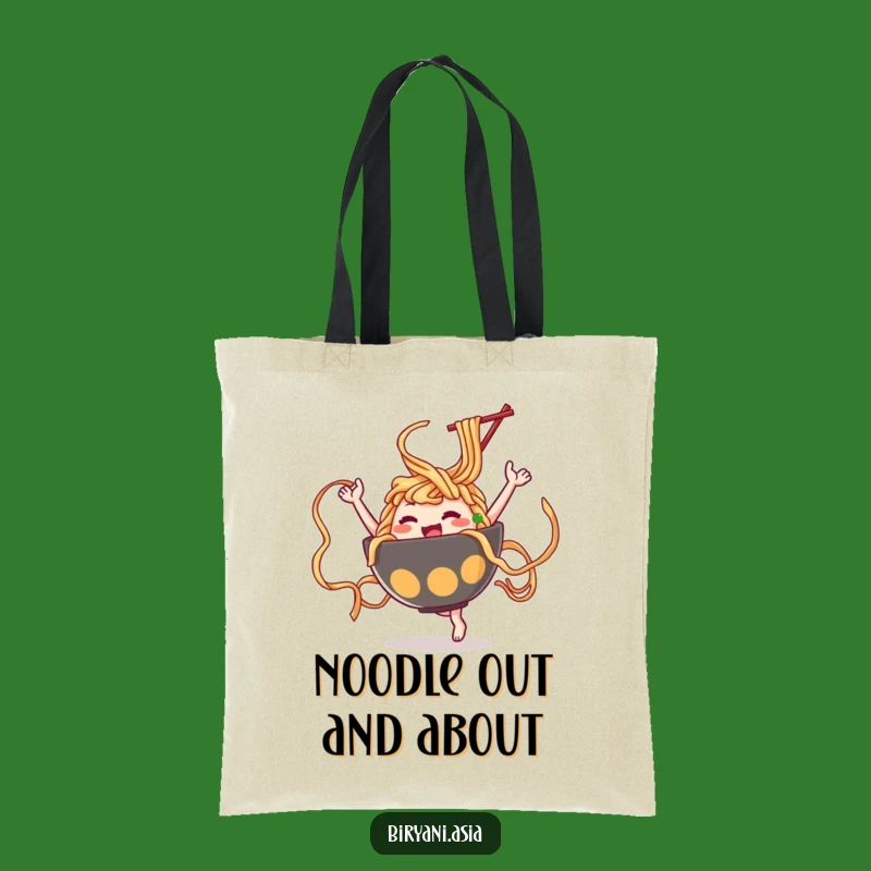 Funny Ramen Dance Tote Bag: Carry Your Swirl, a Versatile Funny Gift