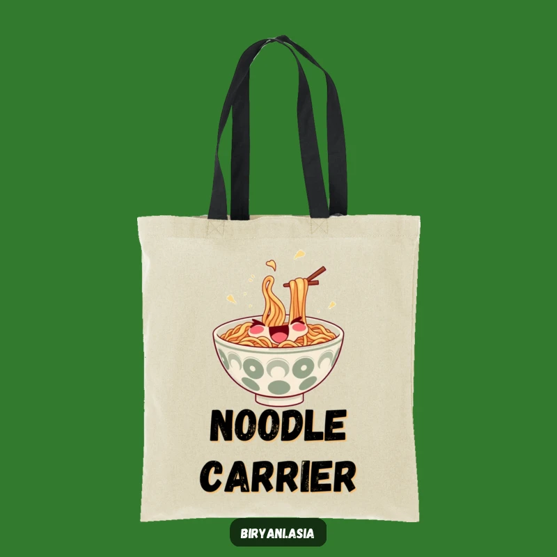 Funny Ramen Juggler Tote Bag - Noodle Chopstick Accessory